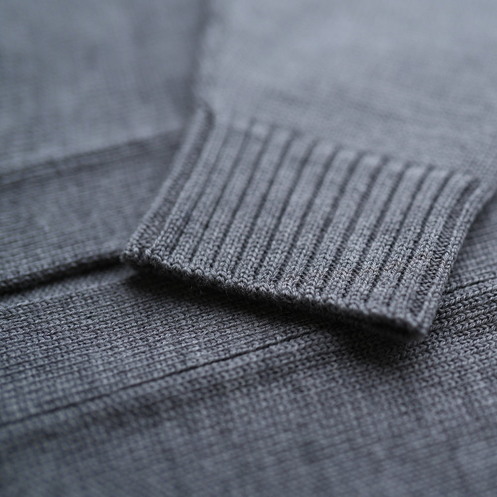 Isobaa | Womens Merino Open Cardigan (Charcoal Melange) | Wrap yourself in pure comfort with Isobaa's extra-fine Merino cardigan.