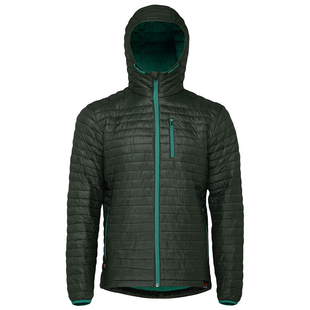 Isobaa | Mens Merino Wool Insulated Jacket (Forest/Green) | Innovative and sustainable design with our Merino jacket.