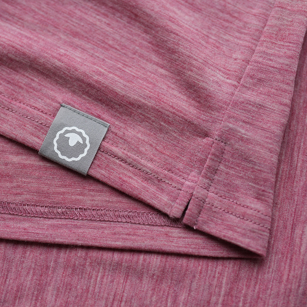 Isobaa | Womens Merino Blend 160 PJ Cami (Blush Melange) | Indulge in cosy evenings and restful nights with Isobaa's Merino blend cami.