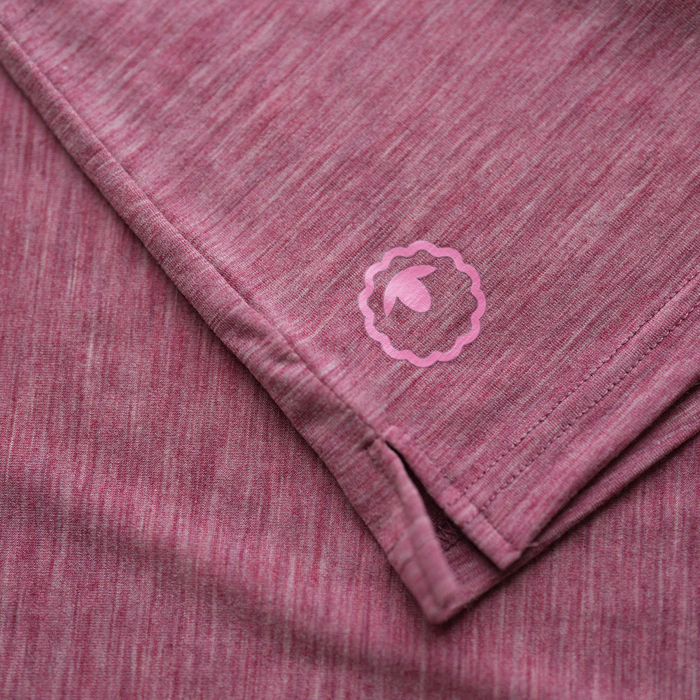 Isobaa | Womens Merino Blend 160 PJ Cami (Blush Melange) | Indulge in cosy evenings and restful nights with Isobaa's Merino blend cami.