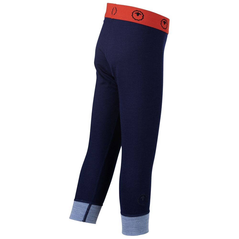 Isobaa | Kids Merino Blend 200 Leggings (Navy/Sky) | Gift all-day comfort and performance with Isobaa's Merino Wool tights.
