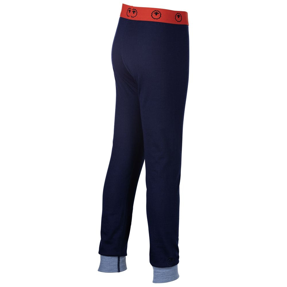Isobaa | Junior Merino Blend 200 Leggings (Navy/Sky) | Gift all-day comfort and performance with Isobaa's Merino Wool tights.