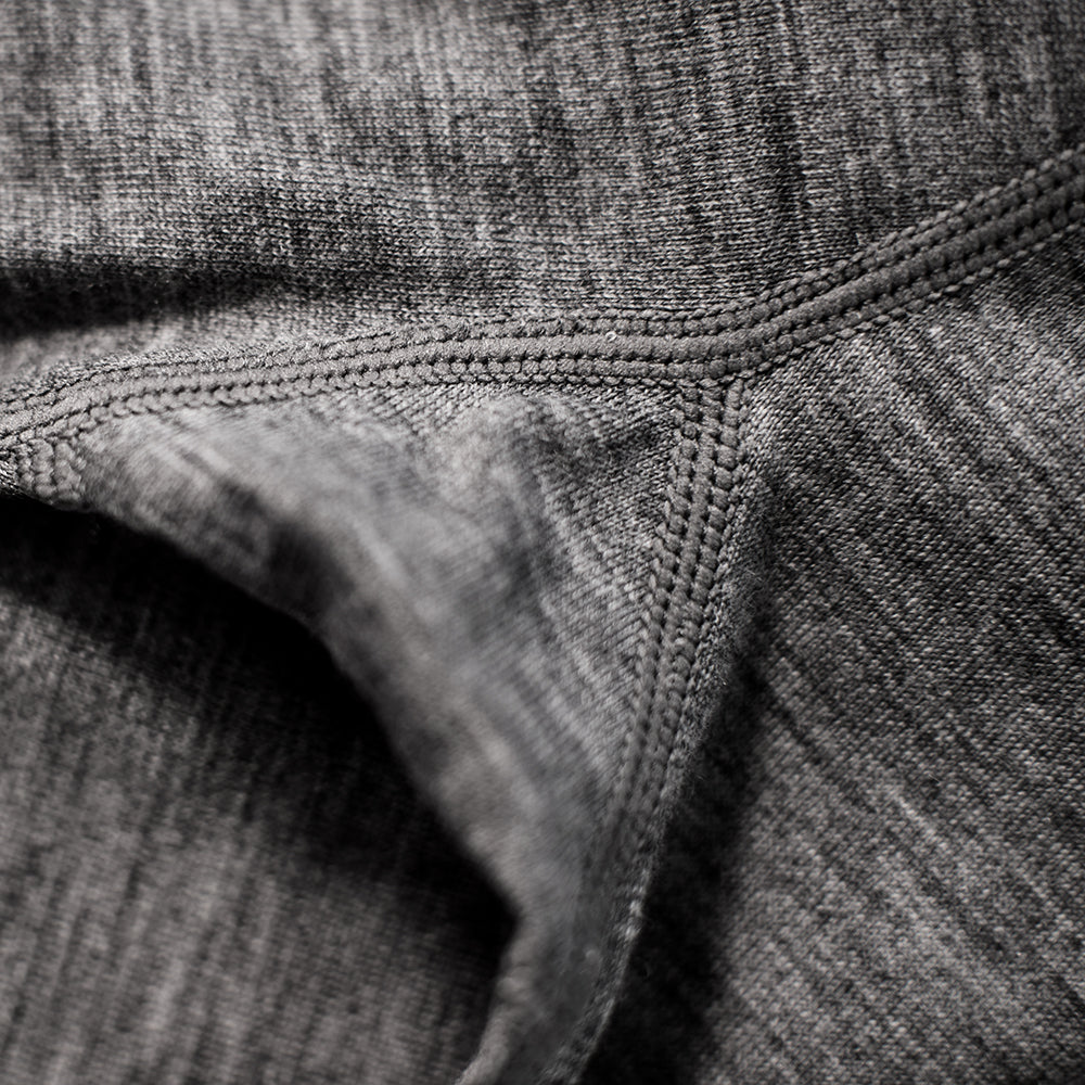 Isobaa | Junior Merino Blend 200 Leggings (Charcoal/Orange) | Gift all-day comfort and performance with Isobaa's Merino Wool tights.