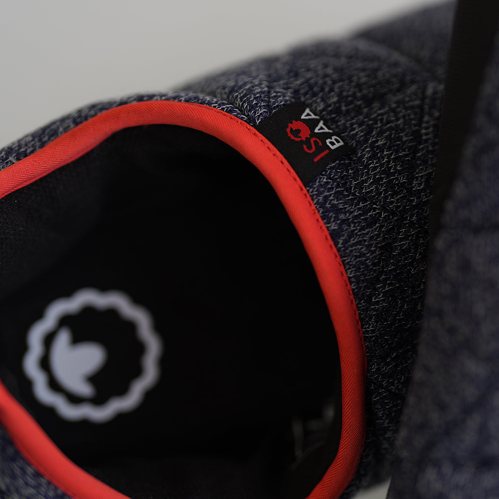 Isobaa | Merino Blend Travel Slippers (Navy Melange) | Slip into ultimate comfort after a long day with Isobaa's Merino travel slippers.