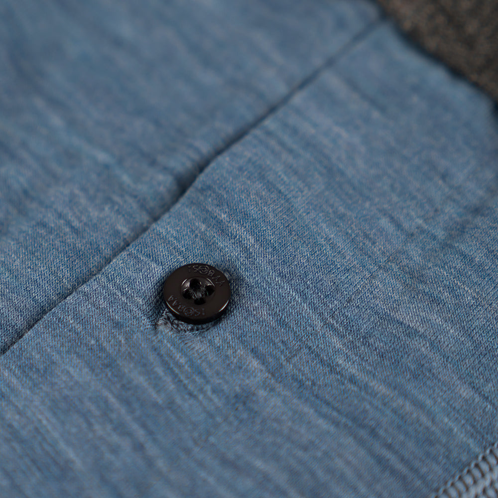 Isobaa | Mens Merino Blend 160 Fly Trunks (Ocean Melange) | Ultimate everyday comfort with our Fly Trunks crafted from a superfine Merino blend.