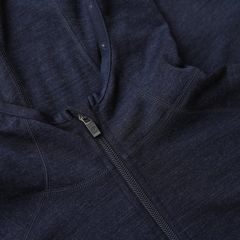 Isobaa | Mens IsoSoft 240 Hoodie (Navy) | For chilly trailheads, post-workout cool-downs, and cosy weekends.