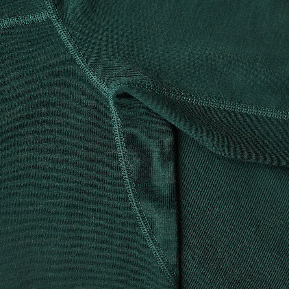 Isobaa | Mens IsoSoft 240 Zip Neck (Emerald) | Gear up for the outdoors with Isobaa's ultimate Merino zip top.