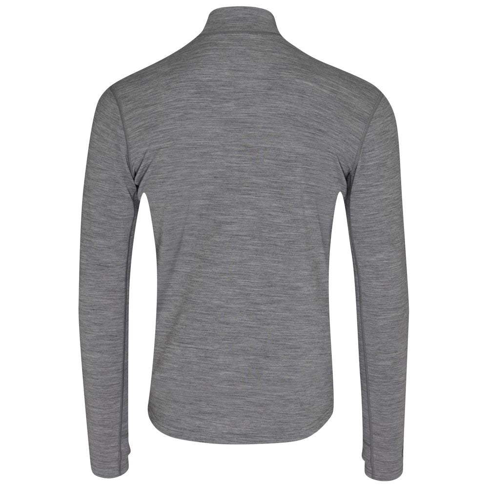 Isobaa | Mens IsoSoft 240 Zip Neck (Grey) | Gear up for the outdoors with Isobaa's ultimate Merino zip top.