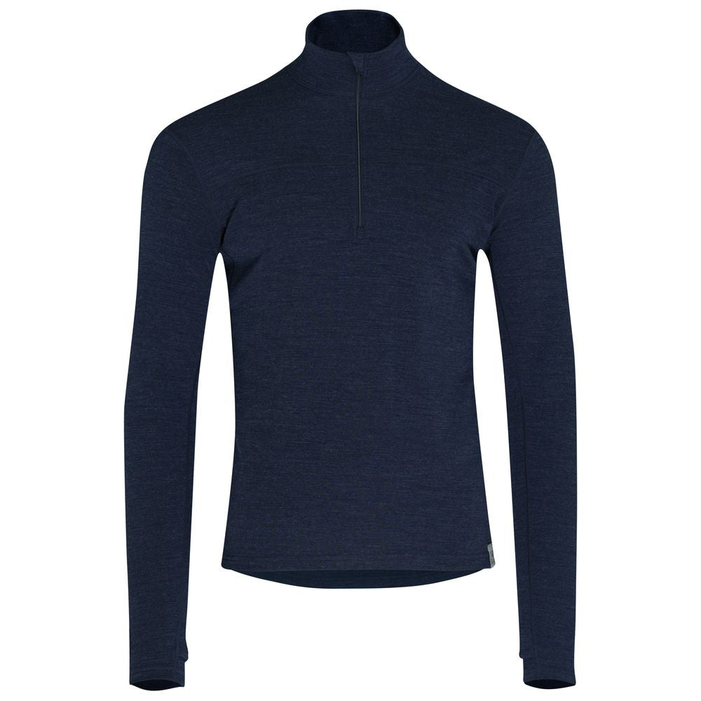 Isobaa | Mens IsoSoft 240 Zip Neck (Navy) | Gear up for the outdoors with Isobaa's ultimate Merino zip top.