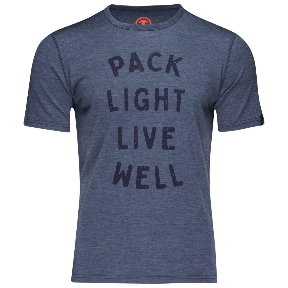 Isobaa | Mens Merino 150 Pack Light Tee (Denim) | Gear up for everyday adventures and outdoor pursuits with Isobaa's soft superfine Merino Tee.