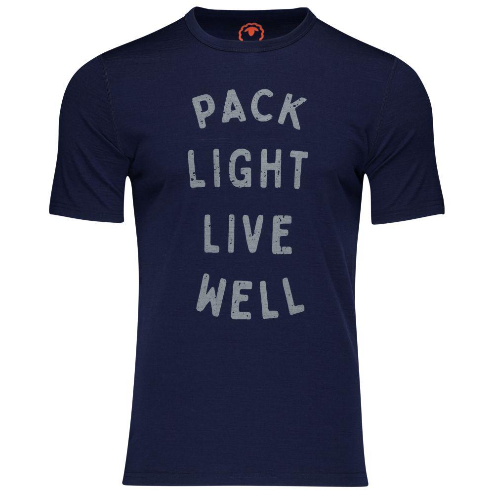 Isobaa | Mens Merino 150 Pack Light Tee (Navy) | Gear up for everyday adventures and outdoor pursuits with Isobaa's soft superfine Merino Tee.