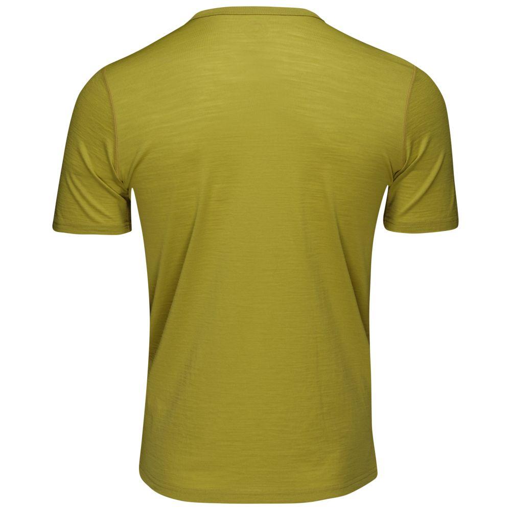 Isobaa | Mens Merino 150 Sheep Tee (Lime) | Gear up for everyday adventures in Isobaa's superfine Merino Tee.