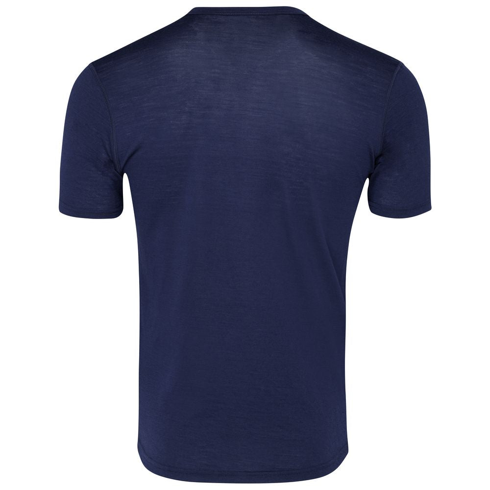 Isobaa | Mens Merino 150 Short Sleeve Crew (Navy) | Gear up for performance and comfort with Isobaa's technical Merino short-sleeved top.