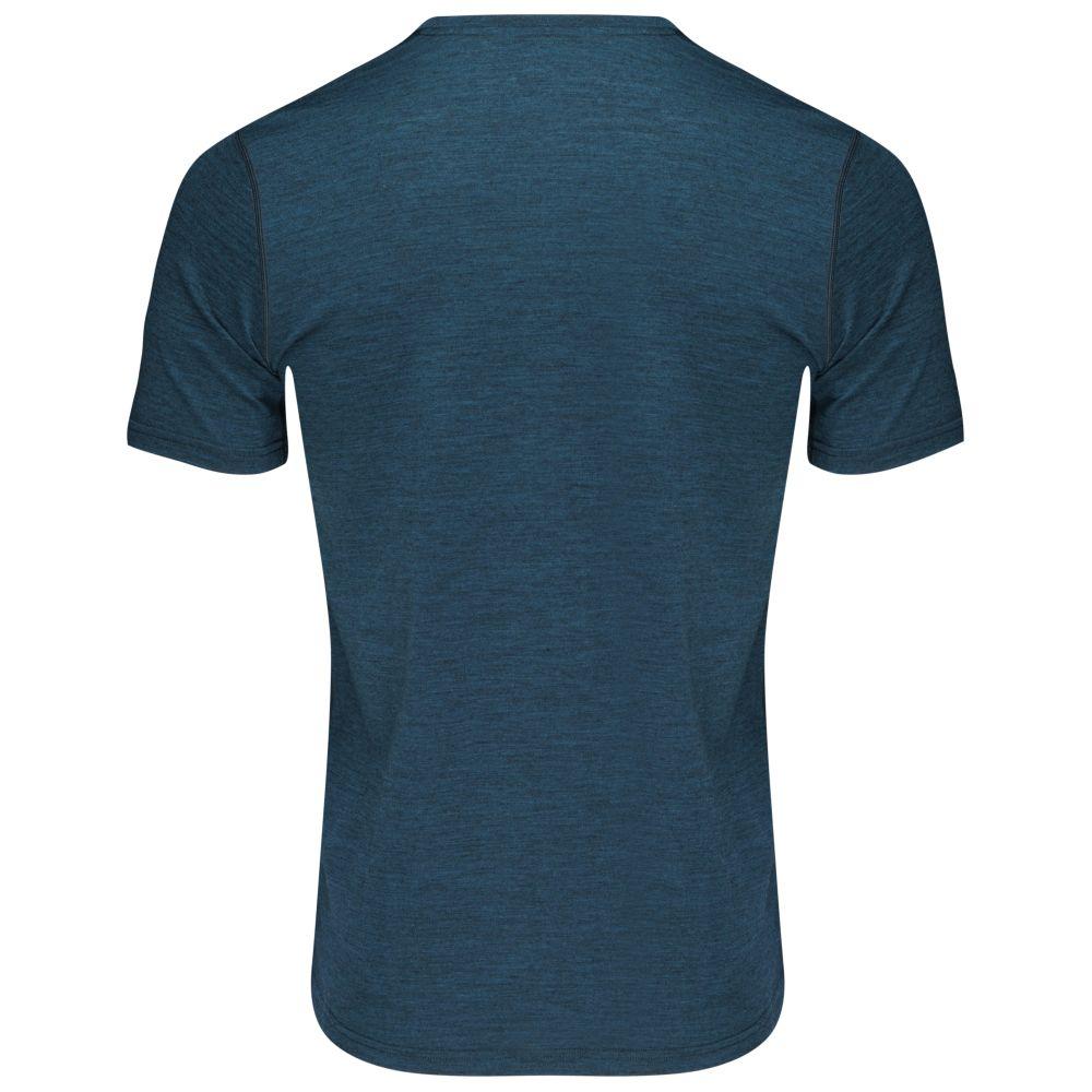 Isobaa | Mens Merino 150 V-Neck Tee (Petrol) | Embark on new adventures with Isobaa's superfine Merino V-neck Tee.