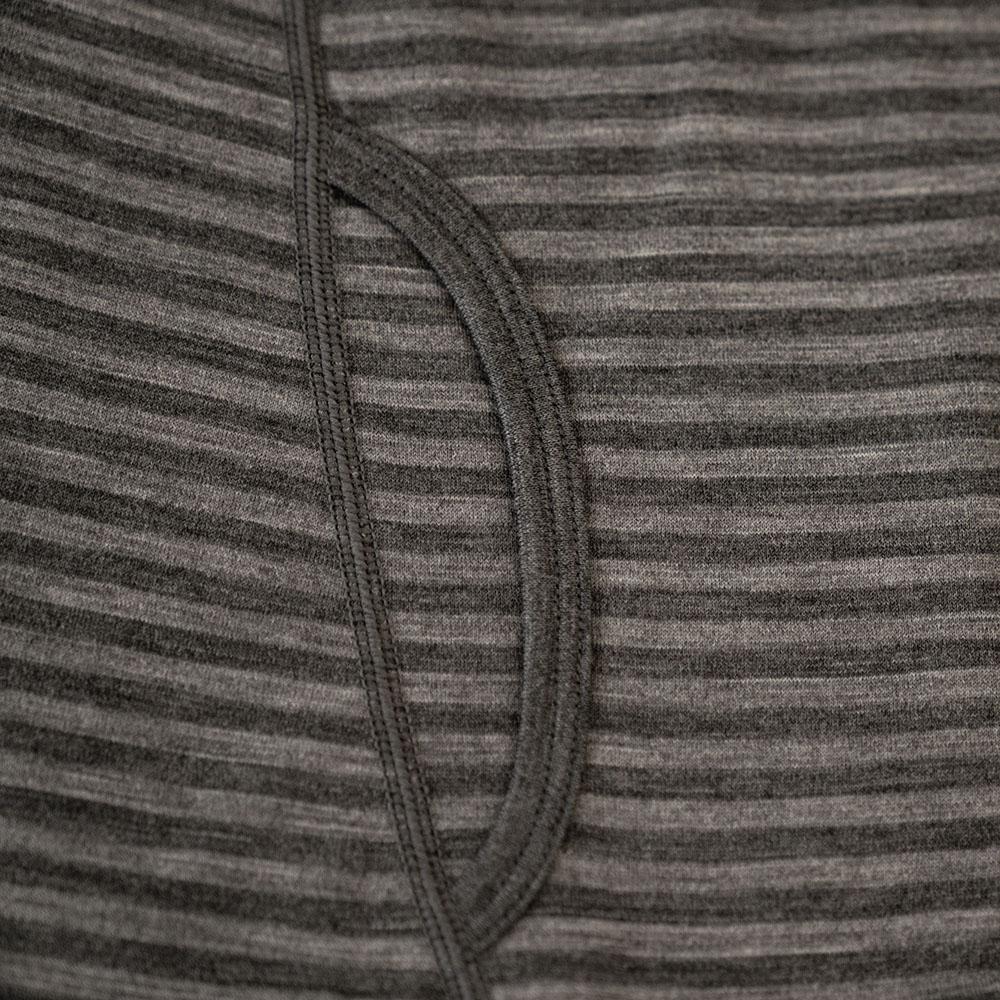 Isobaa | Mens Merino 180 Boxers (Mini Stripe Smoke/Charcoal) | Ditch itchy, sweaty underwear and discover the game-changing comfort of Merino wool boxers.