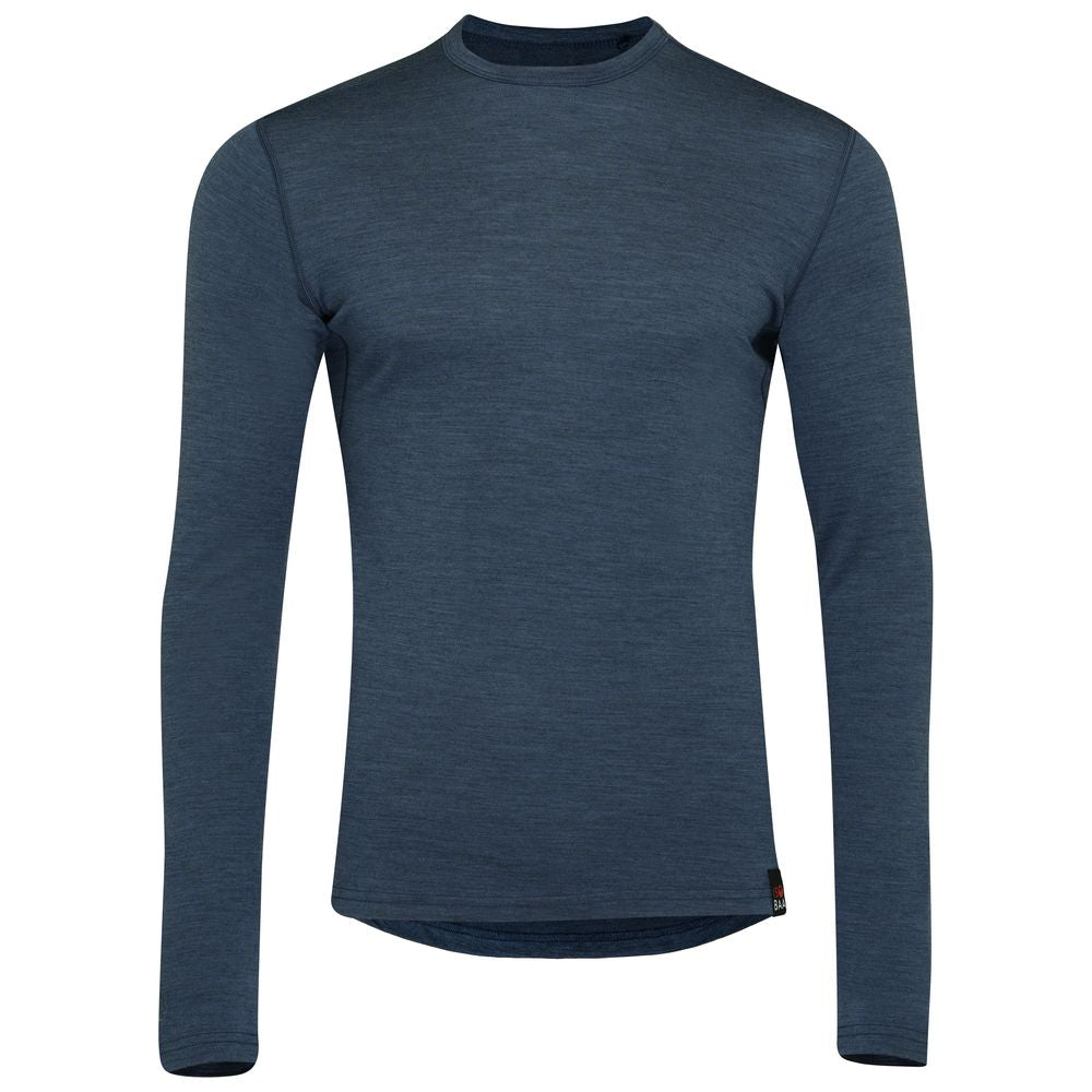 Isobaa | Mens Merino 180 Long Sleeve Crew (Denim) | Get outdoors with the ultimate Merino wool long-sleeve top.