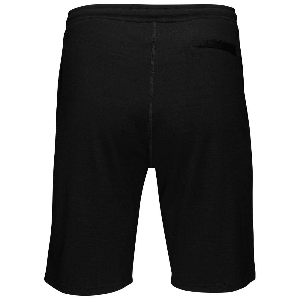 Isobaa | Mens Merino 200 Shorts (Black) | Our premium 200gm Merino wool shorts are ideal for exercise, post-workout relaxation, weekend lounging, errands, or tackling your daily routines – experience unmatched softness, natural temperature regulation, and odour-resistance.