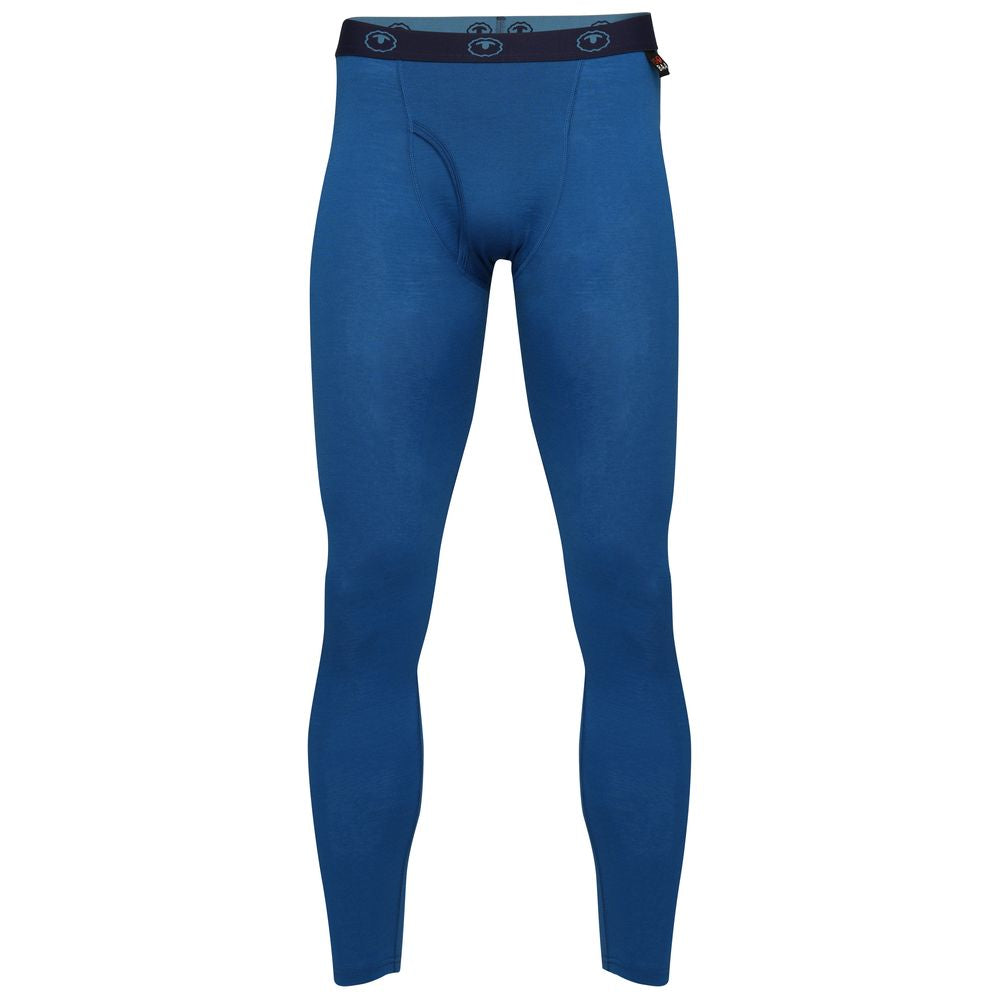 Isobaa | Mens Merino 200 Tights (Blue) | Conquer mountains, ski slopes, and sofa days with unmatched comfort in our 200gm Merino wool tights.