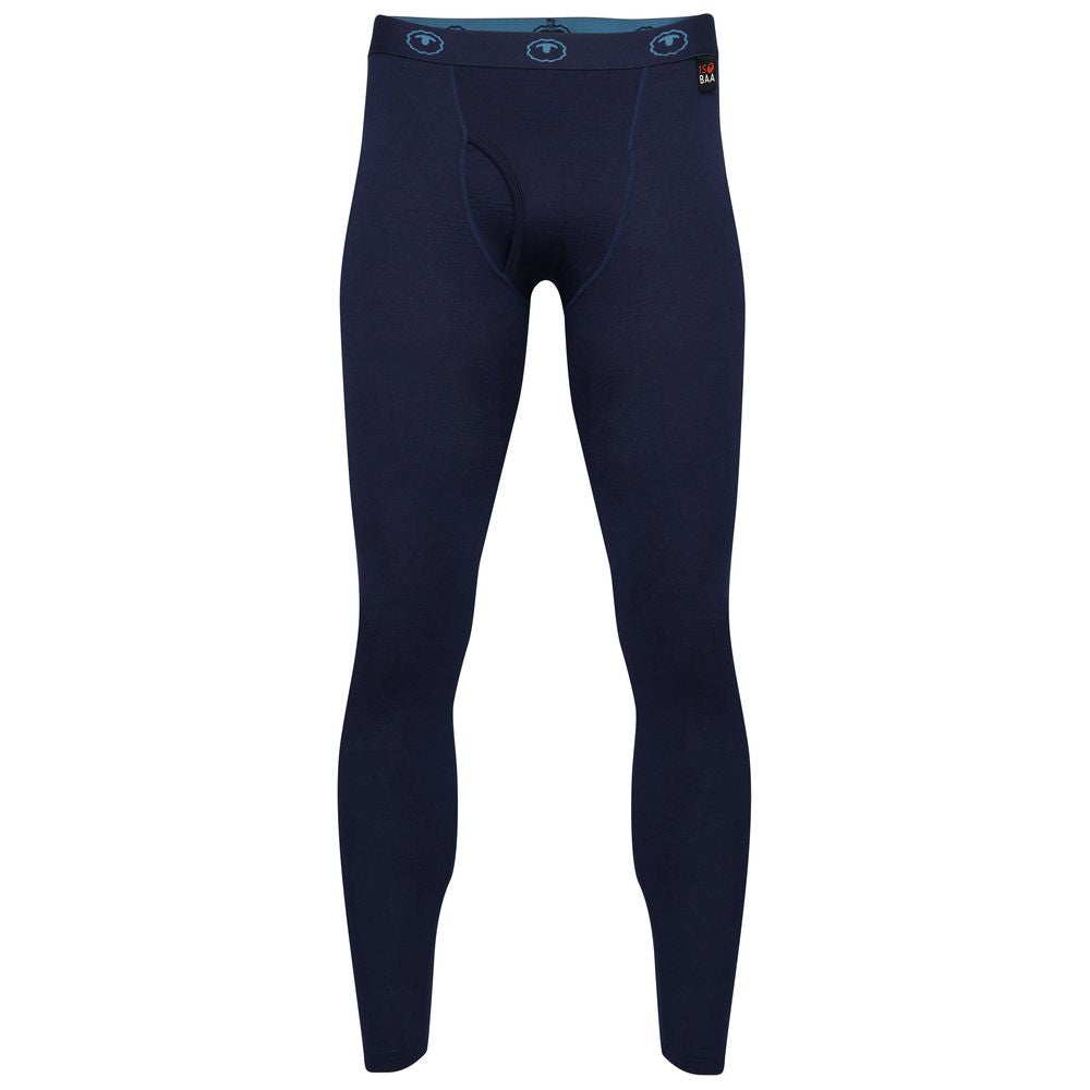 Isobaa | Mens Merino 200 Tights (Navy) | Conquer mountains, ski slopes, and sofa days with unmatched comfort in our 200gm Merino wool tights.