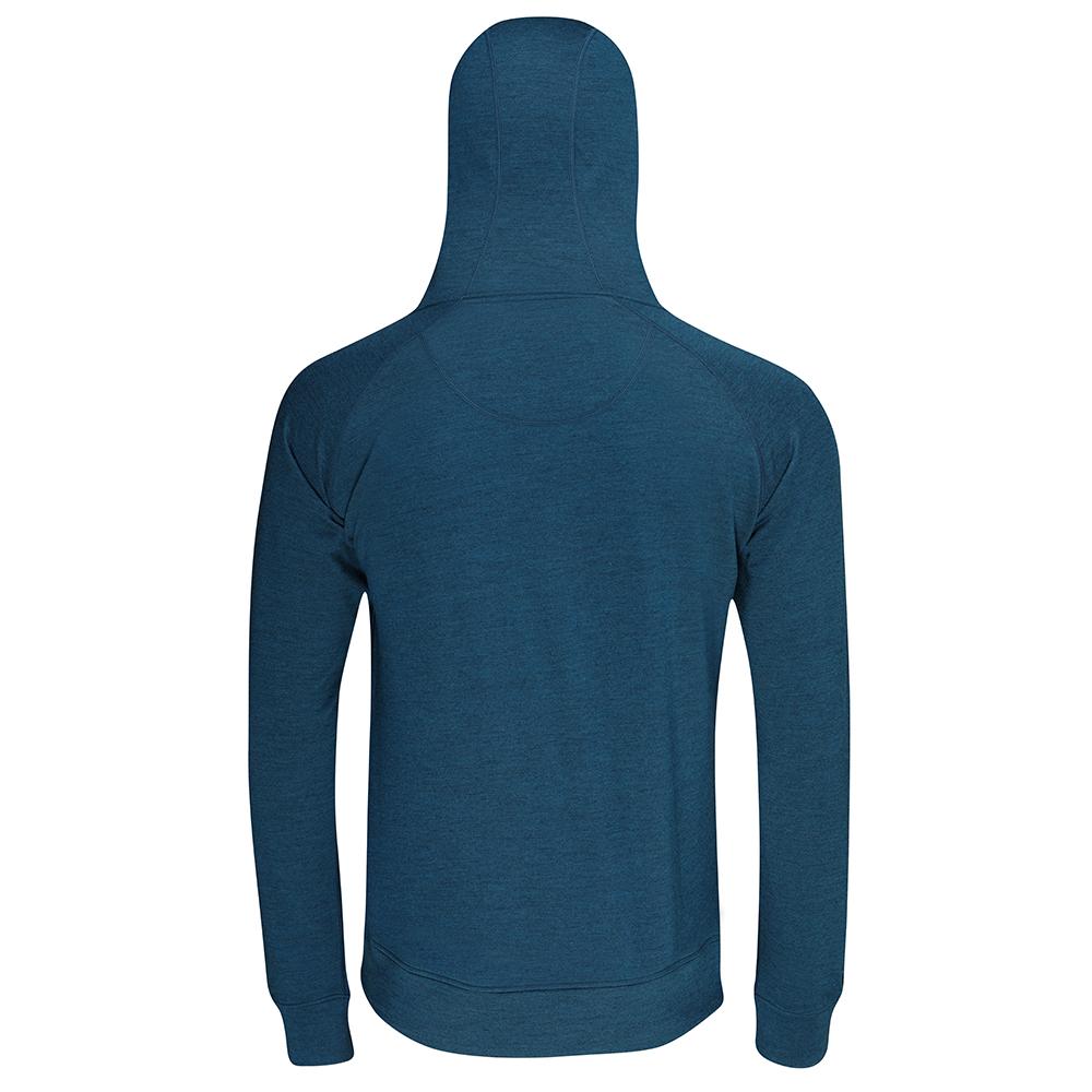 Isobaa | Mens Merino 260 Lounge Hoodie (Petrol/Lime) | Experience the best in comfort and performance with our midweight 260gm Merino wool pullover hoodie.
