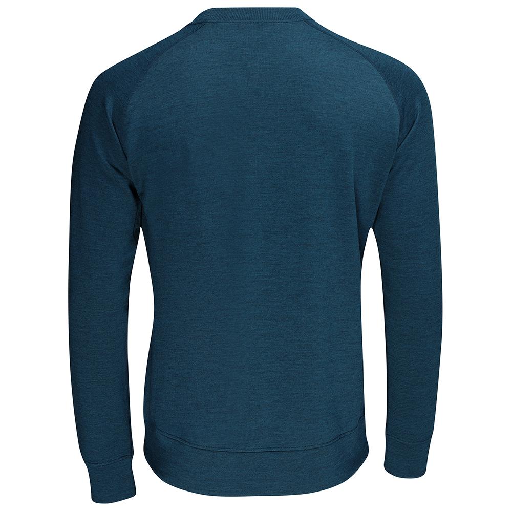 Isobaa | Mens Merino 260 Lounge Sweatshirt (Petrol) | The ultimate 260gm Merino wool sweatshirt – Your go-to for staying cosy after chilly runs, conquering weekends in style, or whenever you crave warmth without bulk.