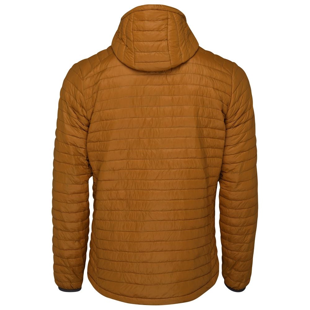 Isobaa | Mens Merino Wool Insulated Jacket (Mustard/Smoke) | Innovative and sustainable design with our Merino jacket.