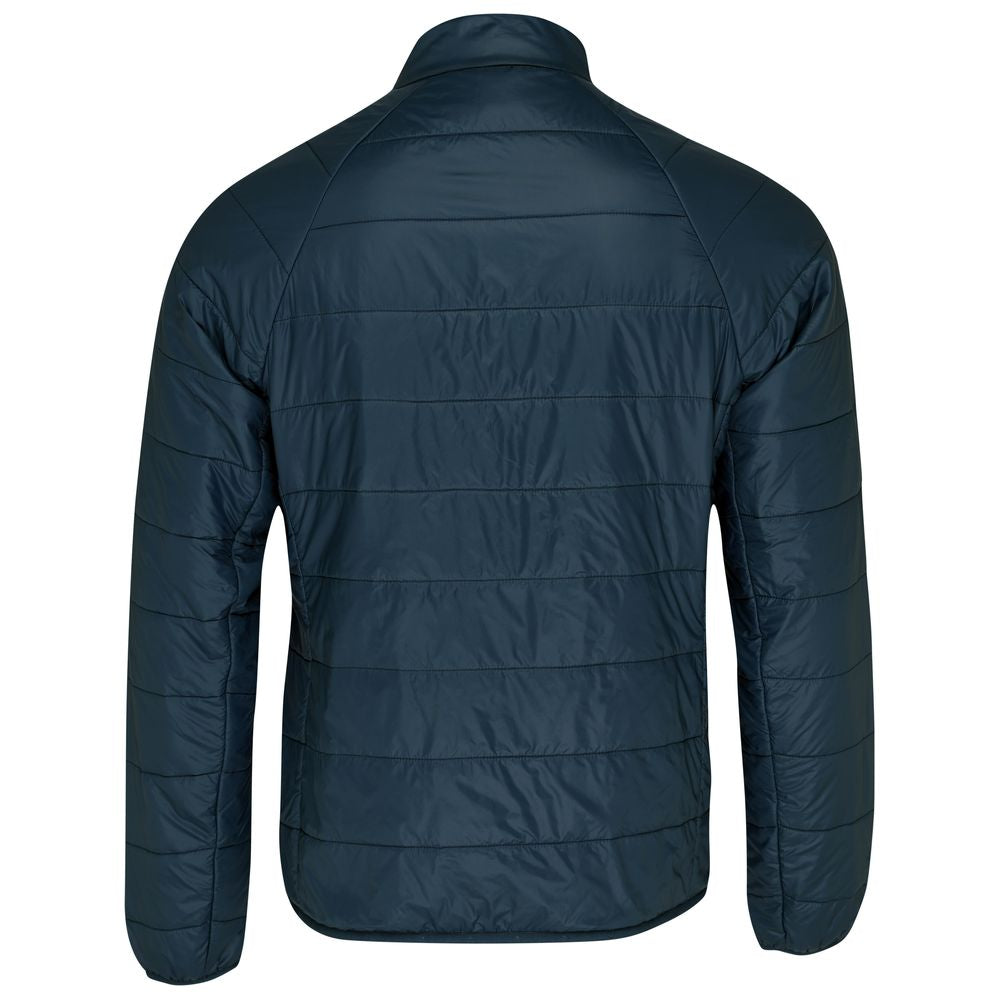 Isobaa | Mens Packable Insulated Jacket (Petrol/Orange) | Exceptional warmth, packable convenience, and sustainable design with our lightweight Merino wool jacket.