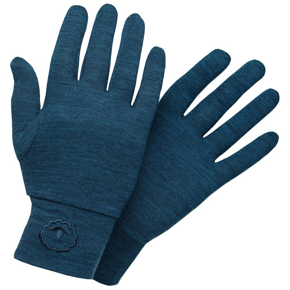 Isobaa | Merino 180 Gloves (Petrol) | Superfine Merino wool gloves.