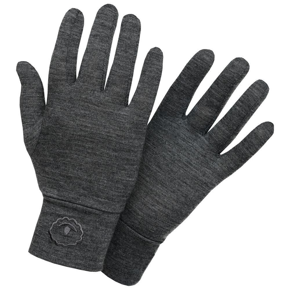 Isobaa | Merino 180 Gloves (Smoke) | Superfine Merino wool gloves.