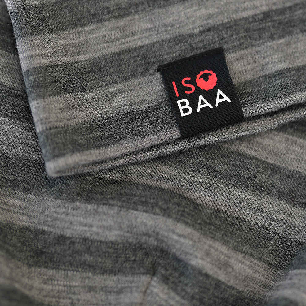 Isobaa | Merino 230 Beanie (Smoke/Charcoal) | Isobaa's double-layered Merino beanie is your key to warmth & comfort in any season.