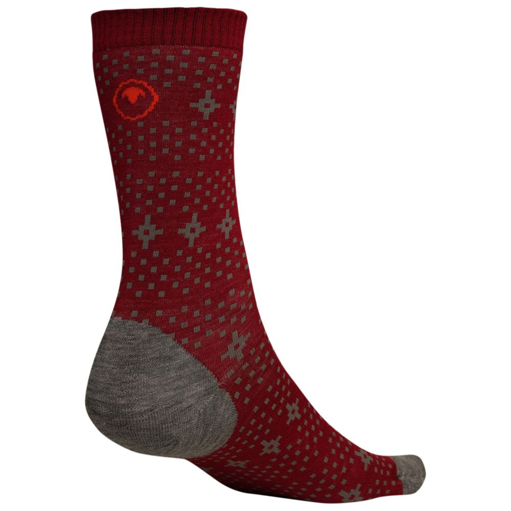 Isobaa | Merino Blend Festive Socks (3 Pack - Navy/Smoke/Red) | Festive feet await! Chase away the winter chill with Isobaa's Merino blend festive socks (3-pack).