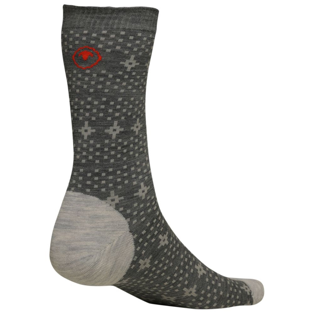 Isobaa | Merino Blend Festive Socks (3 Pack - Navy/Smoke/Red) | Festive feet await! Chase away the winter chill with Isobaa's Merino blend festive socks (3-pack).