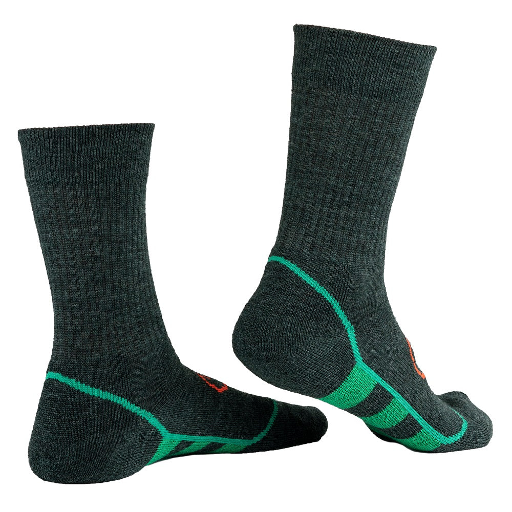 Isobaa | Merino Blend Hiking Socks (3 Pack - Forest/Green) | Discover the ultimate hiking sock with Isobaa's mid-weight Merino blend (3-pack).