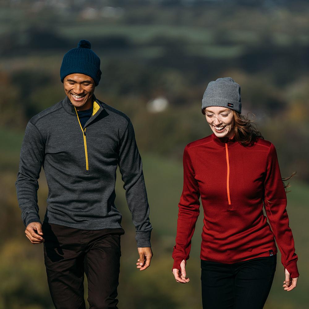 Isobaa | Merino Bobble Beanie (Petrol) | Stay warm and stylish with Isobaa's extra-fine Merino bobble beanie! Its cosy warmth, playful bobble, and classic rib-knit design will make it your go-to winter essential for hikes, city strolls, and everything in between.