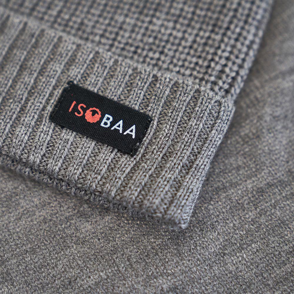 Isobaa | Merino Fisherman Beanie (Charcoal) | From mountain trails to city streets, our extra-fine Merino fisherman beanie delivers classic style and unmatched comfort.