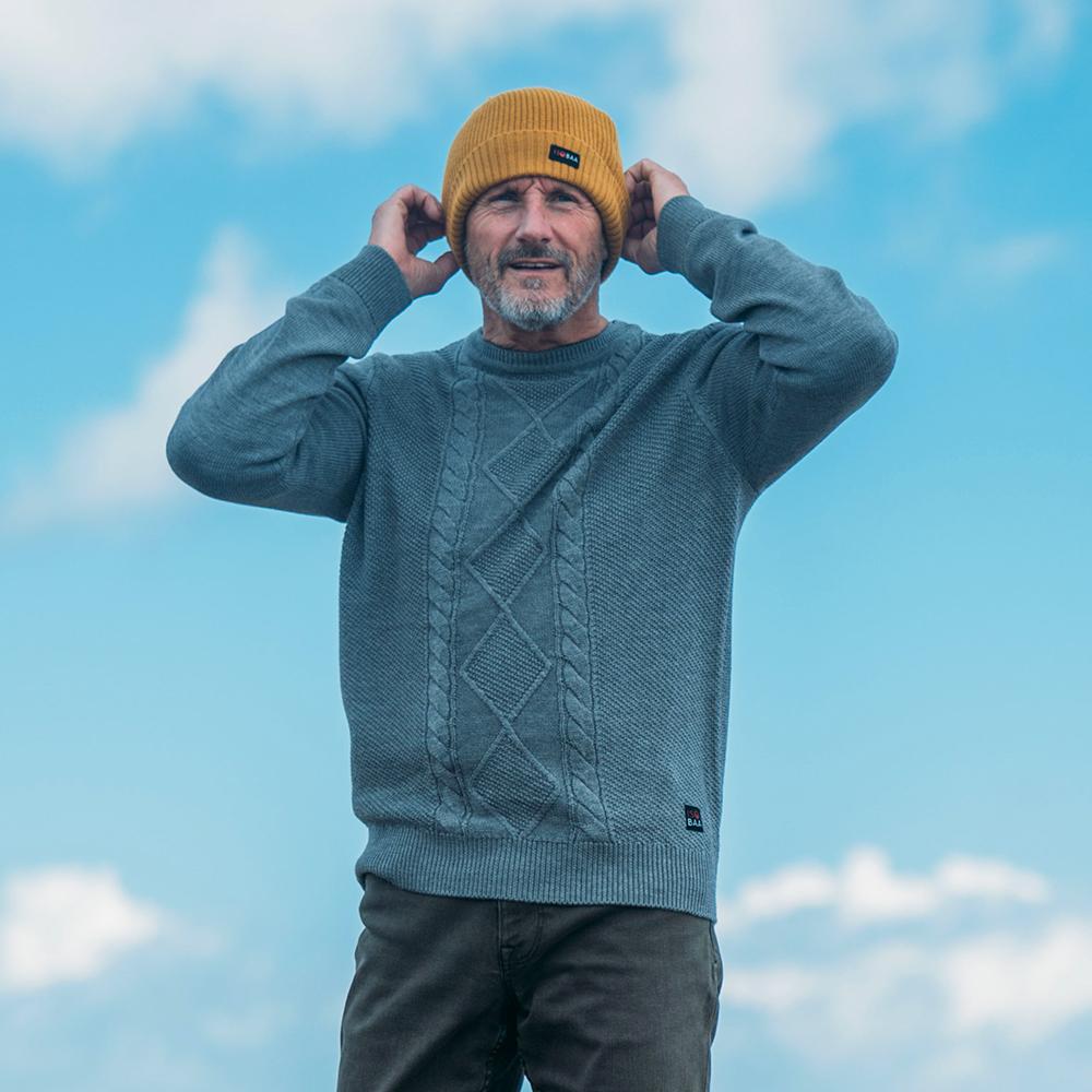 Isobaa | Merino Fisherman Beanie (Mustard) | From mountain trails to city streets, our extra-fine Merino fisherman beanie delivers classic style and unmatched comfort.