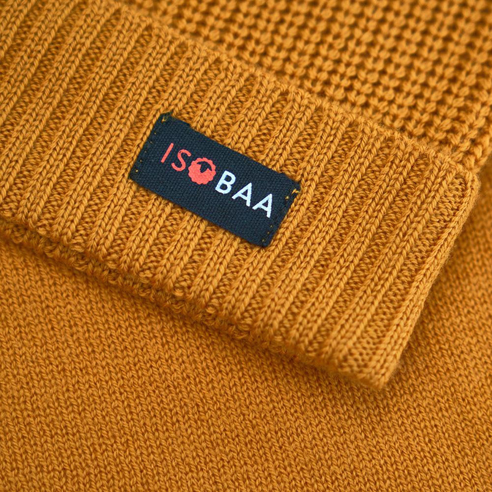 Isobaa | Merino Fisherman Beanie (Mustard) | From mountain trails to city streets, our extra-fine Merino fisherman beanie delivers classic style and unmatched comfort.