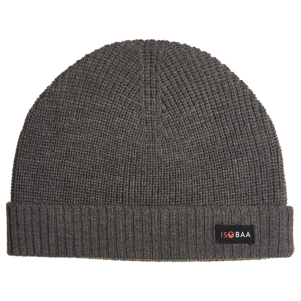 Isobaa | Merino Fisherman Beanie (Smoke) | From mountain trails to city streets, our extra-fine Merino fisherman beanie delivers classic style and unmatched comfort.