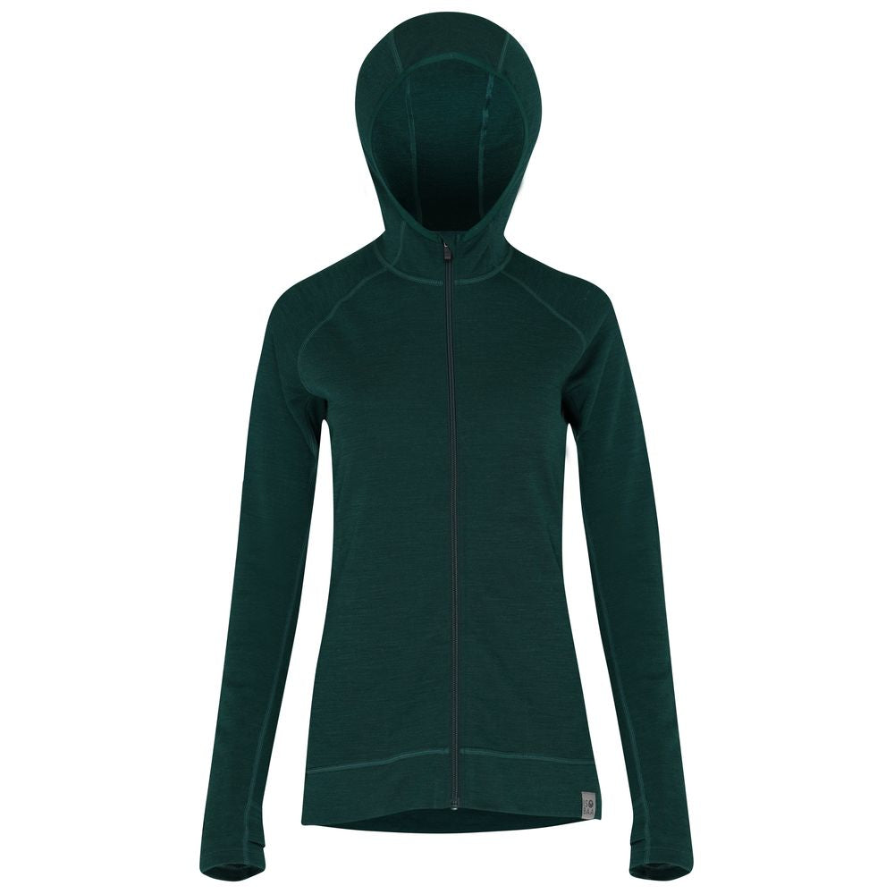 Isobaa | Womens IsoSoft 240 Hoodie (Emerald) | For chilly trailheads, post-workout cool-downs, and cosy weekends.