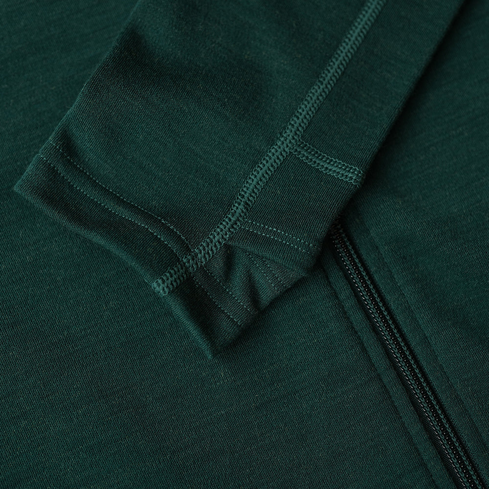 Isobaa | Womens IsoSoft 240 Hoodie (Emerald) | For chilly trailheads, post-workout cool-downs, and cosy weekends.