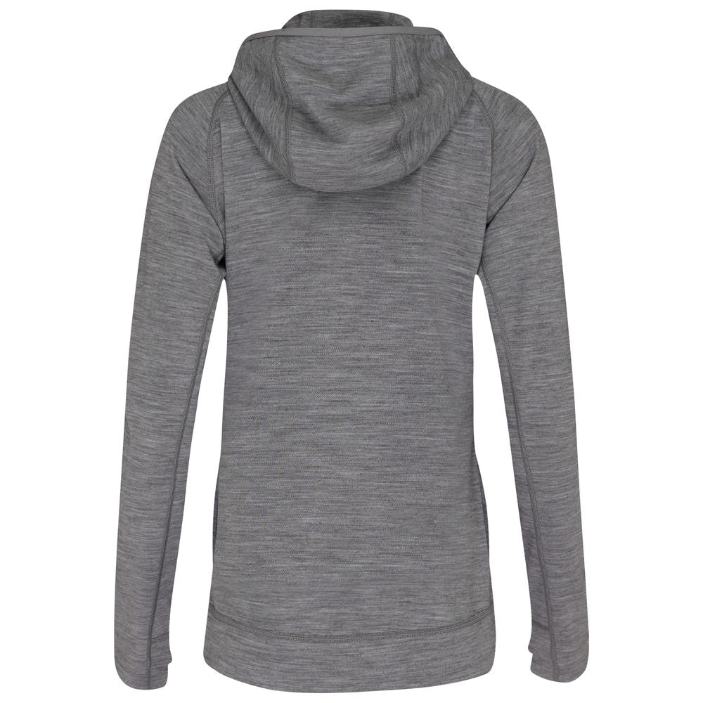 Isobaa | Womens IsoSoft 240 Hoodie (Grey) | For chilly trailheads, post-workout cool-downs, and cosy weekends.