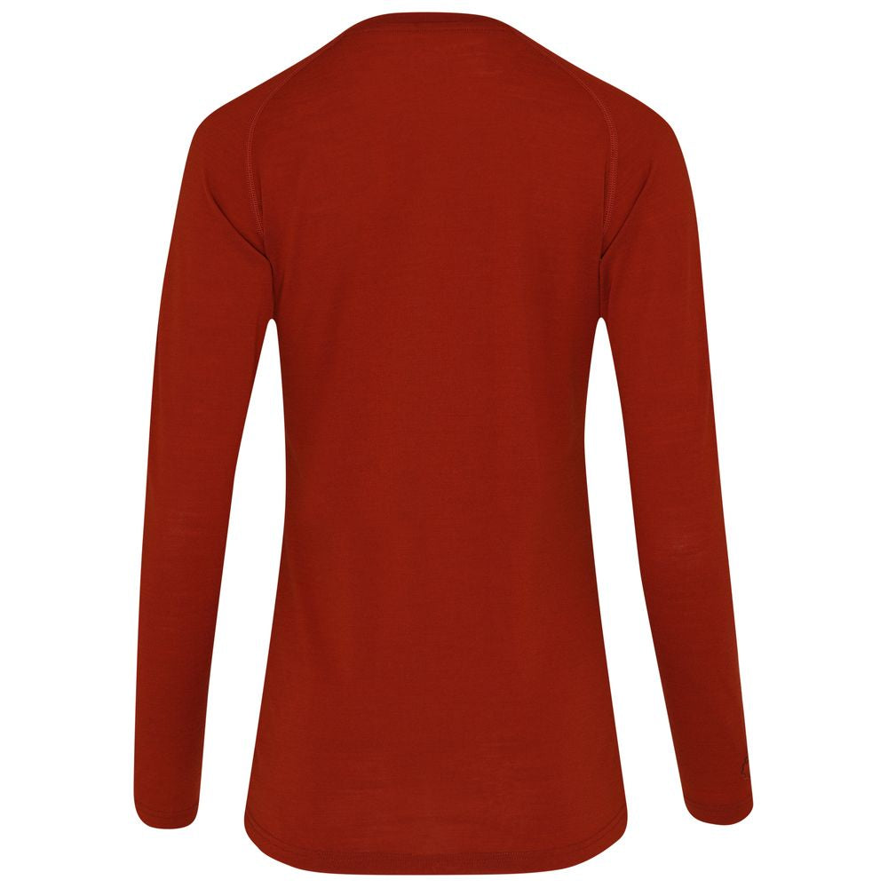 Isobaa | Womens IsoSoft 180 Long Sleeve Crew (Burnt Orange) | The ultimate adventure top.