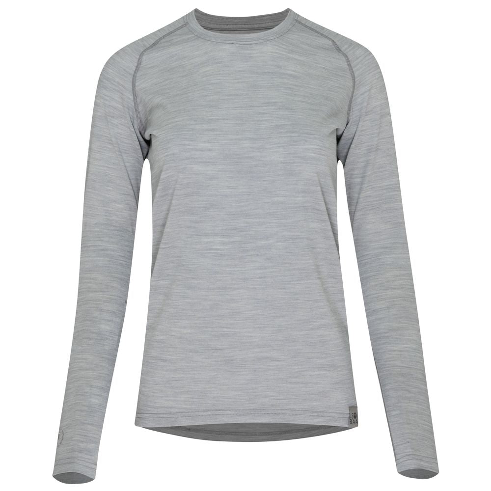 Isobaa | Womens IsoSoft 180 Long Sleeve Crew (Cloud) | The ultimate adventure top.