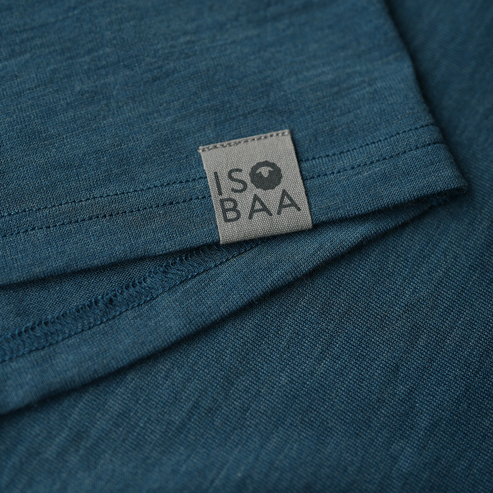 Isobaa | Womens IsoSoft 180 Long Sleeve Crew (Teal) | The ultimate adventure top.