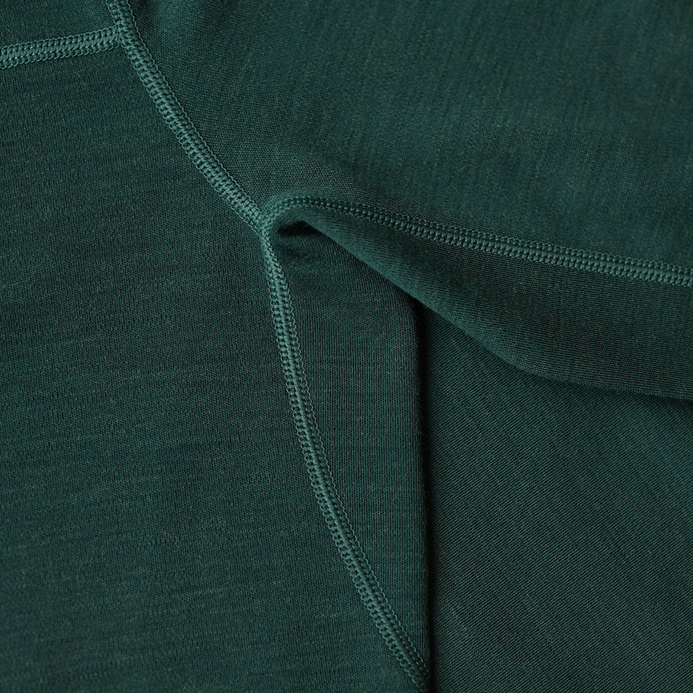 Isobaa | Womens IsoSoft 240 Zip Neck (Emerald) | Gear up for the outdoors with Isobaa's ultimate Merino zip top.