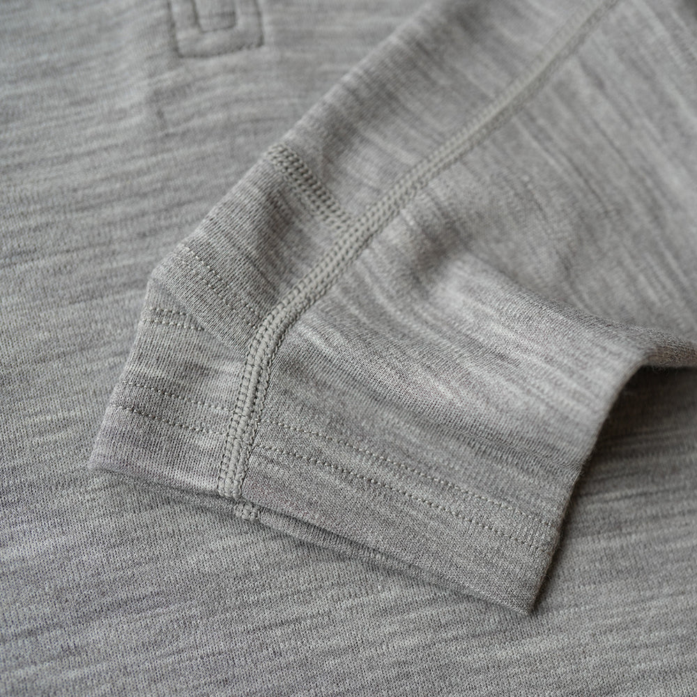 Isobaa | Womens IsoSoft 240 Zip Neck (Grey) | Gear up for the outdoors with Isobaa's ultimate Merino zip top.
