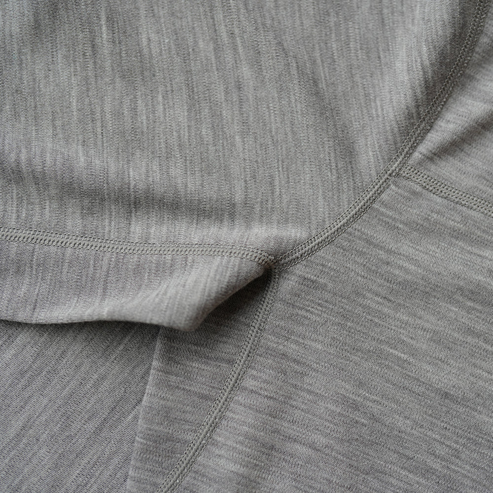 Isobaa | Womens IsoSoft 240 Zip Neck (Grey) | Gear up for the outdoors with Isobaa's ultimate Merino zip top.