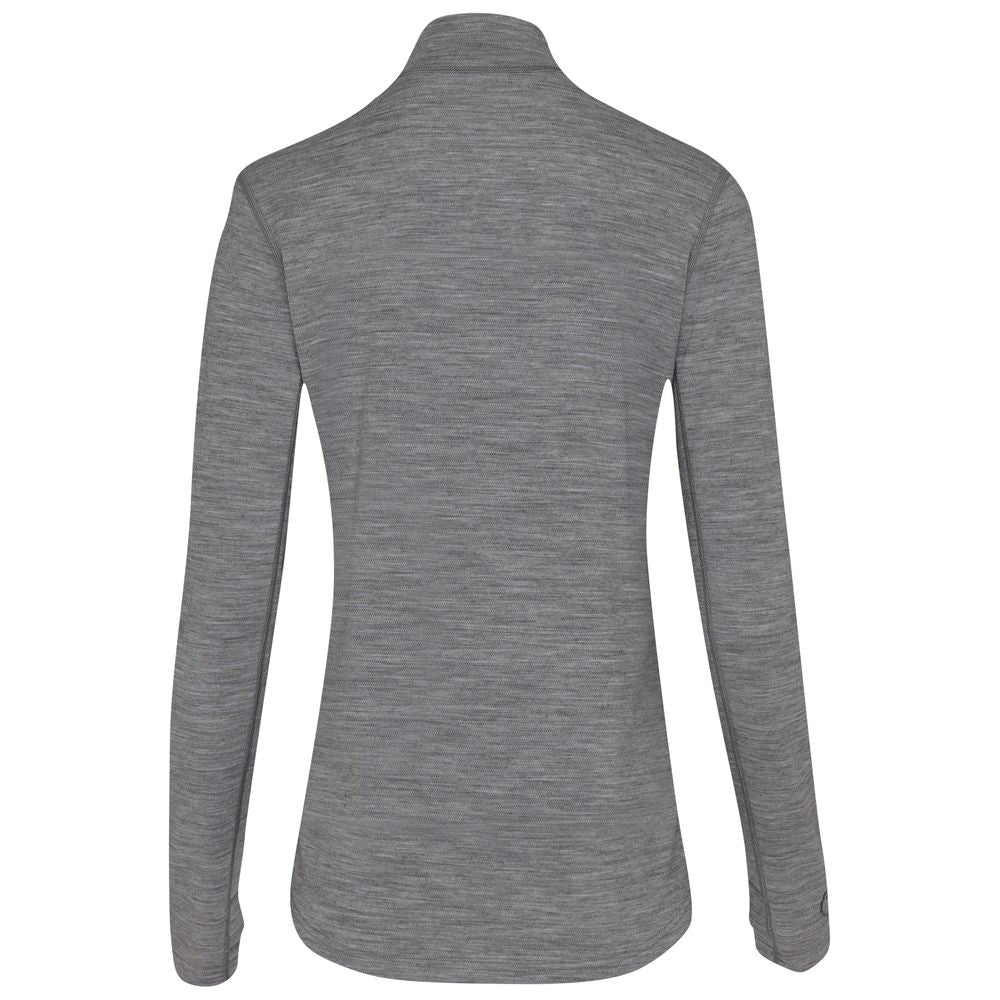 Isobaa | Womens IsoSoft 240 Zip Neck (Grey) | Gear up for the outdoors with Isobaa's ultimate Merino zip top.