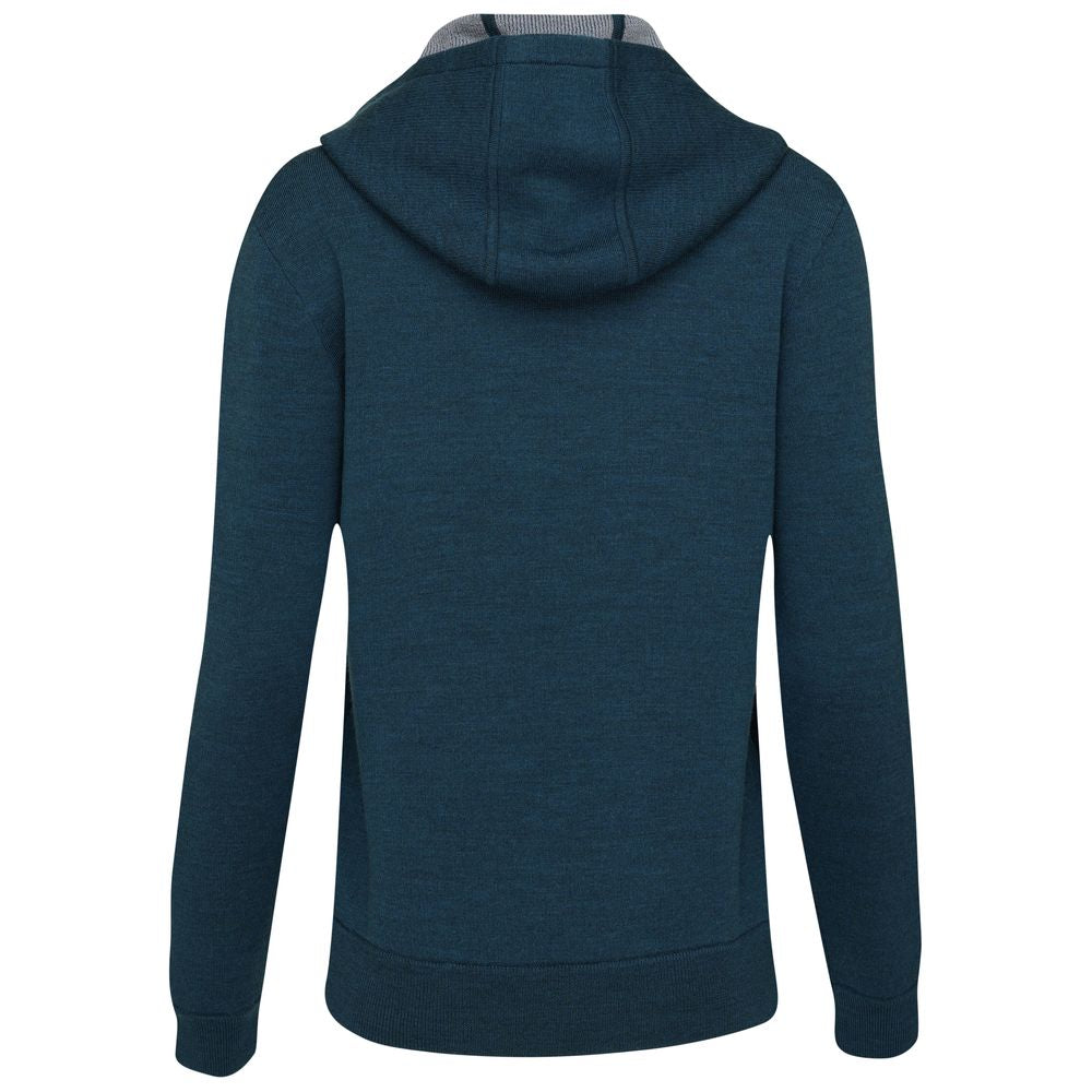 Isobaa | Womens LUX Hoodie (Petrol/Sky) | Discover the pinnacle of comfort with Isobaa's 100% Merino double-knit hoodie.