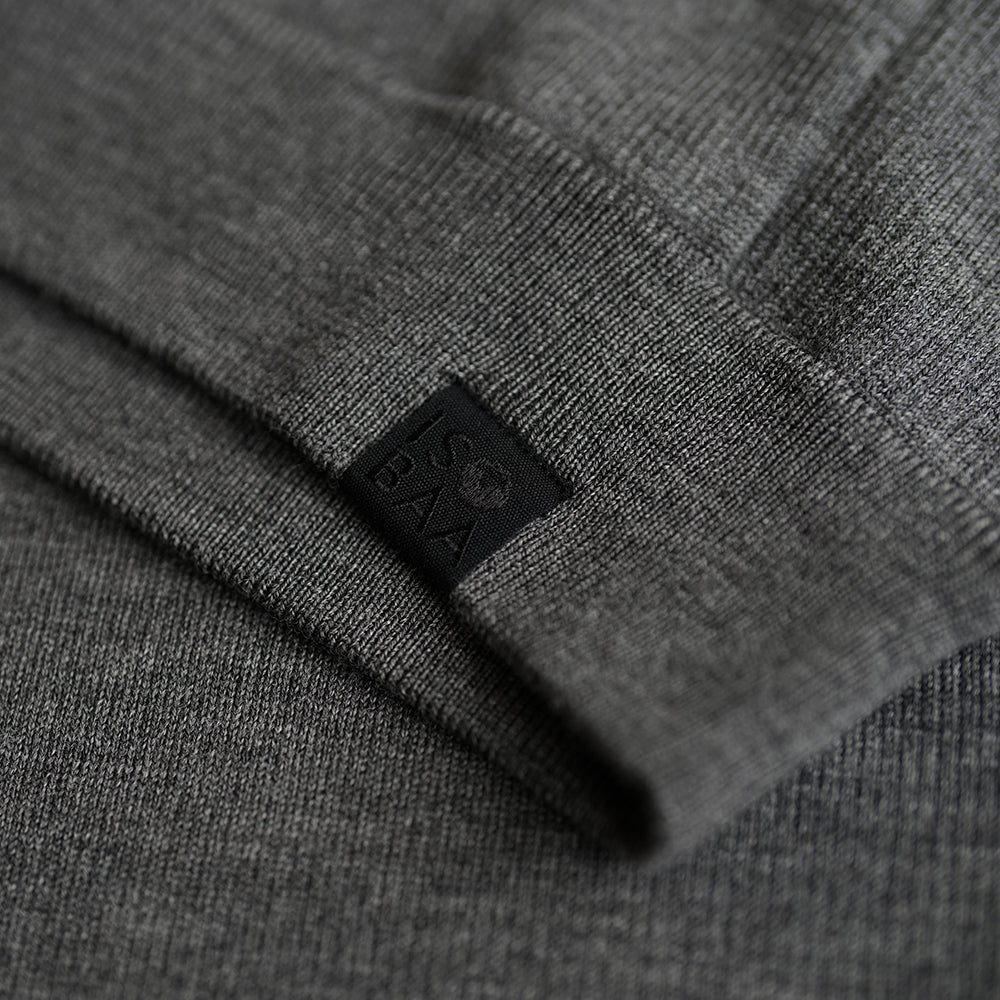 Isobaa | Womens LUX Hoodie (Smoke/Charcoal) | Discover the pinnacle of comfort with Isobaa's 100% Merino double-knit hoodie.